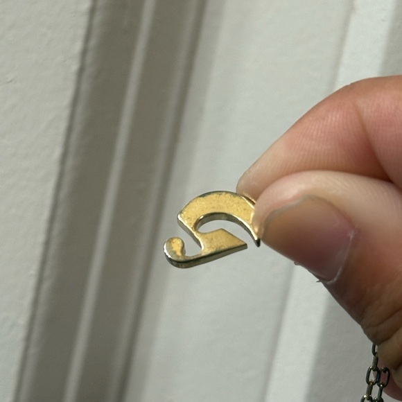 Glossier Gold Kit “G” Necklace (ONLY NECKLACE) - Picture 6 of 6